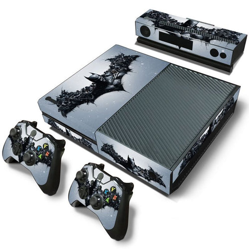 Batman skin sticker For Microsoft Xbox One vinyl protective cover sticker for xbox one console controle skin for xbox one games