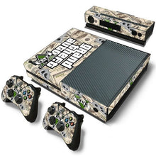 Load image into Gallery viewer, GTA-V skin sticker For Microsoft Xbox One vinyl protective cover sticker for xbox one console controle skin for xbox one