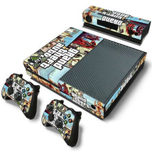 Load image into Gallery viewer, GTA-V skin sticker For Microsoft Xbox One vinyl protective cover sticker for xbox one console controle skin for xbox one