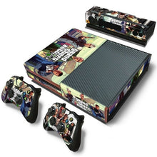 Load image into Gallery viewer, GTA-V skin sticker For Microsoft Xbox One vinyl protective cover sticker for xbox one console controle skin for xbox one