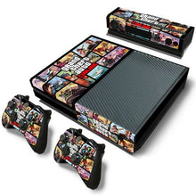 Load image into Gallery viewer, GTA-V skin sticker For Microsoft Xbox One vinyl protective cover sticker for xbox one console controle skin for xbox one
