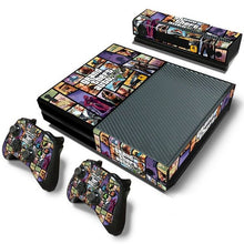 Load image into Gallery viewer, GTA-V skin sticker For Microsoft Xbox One vinyl protective cover sticker for xbox one console controle skin for xbox one