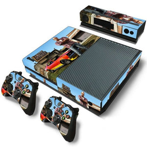 GTA-V skin sticker For Microsoft Xbox One vinyl protective cover sticker for xbox one console controle skin for xbox one