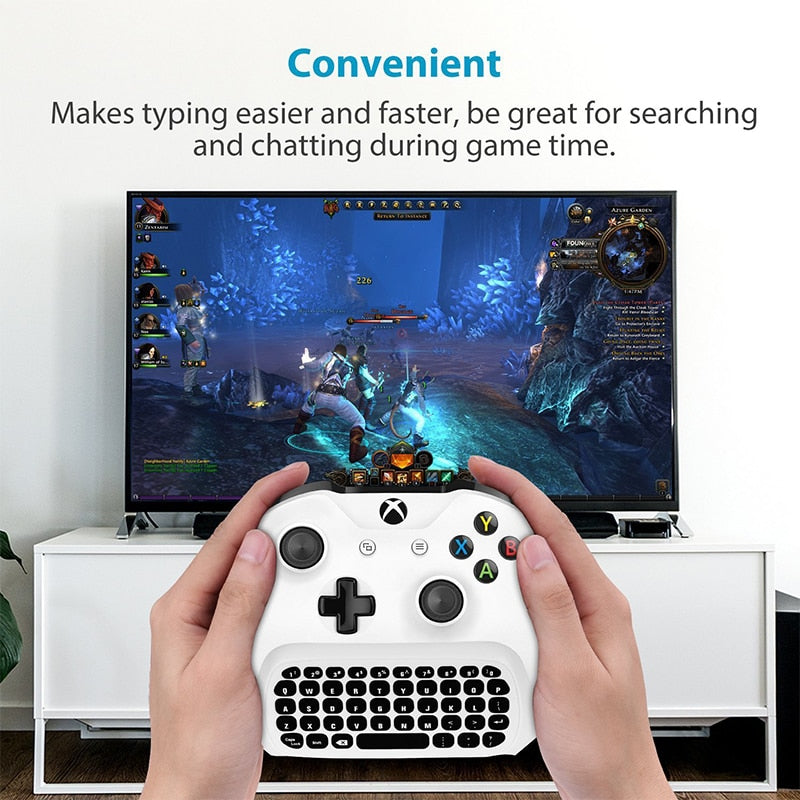Game Accessories for XBox One/XBox One S Controller Wireless Chatpad XBox One/S 2.4G Receiver Wireless Keyboard for Xbox One/S