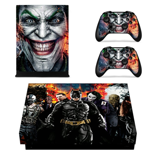 HOMEREALLY Stickers Xbox one X sticker skin For Microsoft Xbox one skins joker For Xbox One X Console and Controller