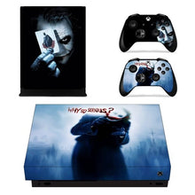 Load image into Gallery viewer, HOMEREALLY Stickers Xbox one X sticker skin For Microsoft Xbox one skins joker For Xbox One X Console and Controller