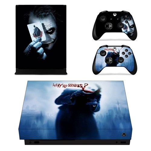 HOMEREALLY Stickers Xbox one X sticker skin For Microsoft Xbox one skins joker For Xbox One X Console and Controller