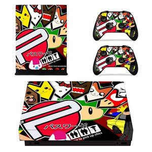 HOMEREALLY Stickers Xbox one X sticker skin For Microsoft Xbox one skins joker For Xbox One X Console and Controller