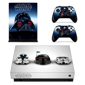 HOMEREALLY Stickers Decal Xbox one X Skin Sticker For Xbox One X Console and Controller Xbox one x skin star wars