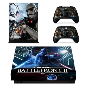 HOMEREALLY Stickers Decal Xbox one X Skin Sticker For Xbox One X Console and Controller Xbox one x skin star wars