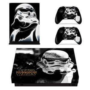 HOMEREALLY Stickers Decal Xbox one X Skin Sticker For Xbox One X Console and Controller Xbox one x skin star wars