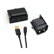 Load image into Gallery viewer, Xbox One Charging and Rechargeable Battery Rechargeable 1200mAh + USB Charging Cable 3M for Xbox One / Xbox One S Wireless Controller