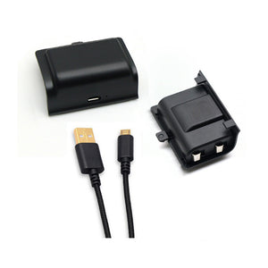 Xbox One Charging and Rechargeable Battery Rechargeable 1200mAh + USB Charging Cable 3M for Xbox One / Xbox One S Wireless Controller