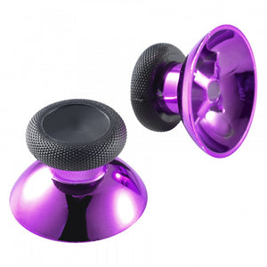 2 Pcs Chrome Analog Caps Thumbsticks for Xbox One X / for Xbox One S / for Xbox One Elite / for Xbox One Standard Controller