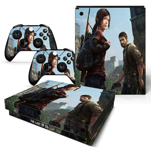 For XBOX ONE X console sticker and 2 controllers sticker for XBOX ONE X vinyl sticker for xbox one X skin sticker---0575